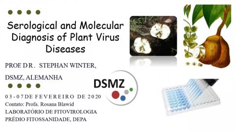 The Postgraduate Program in Plant Pathology at UFRPE promotes Workshop entitled Serological and Molecular Diagnosis of Plant Virus Diseases